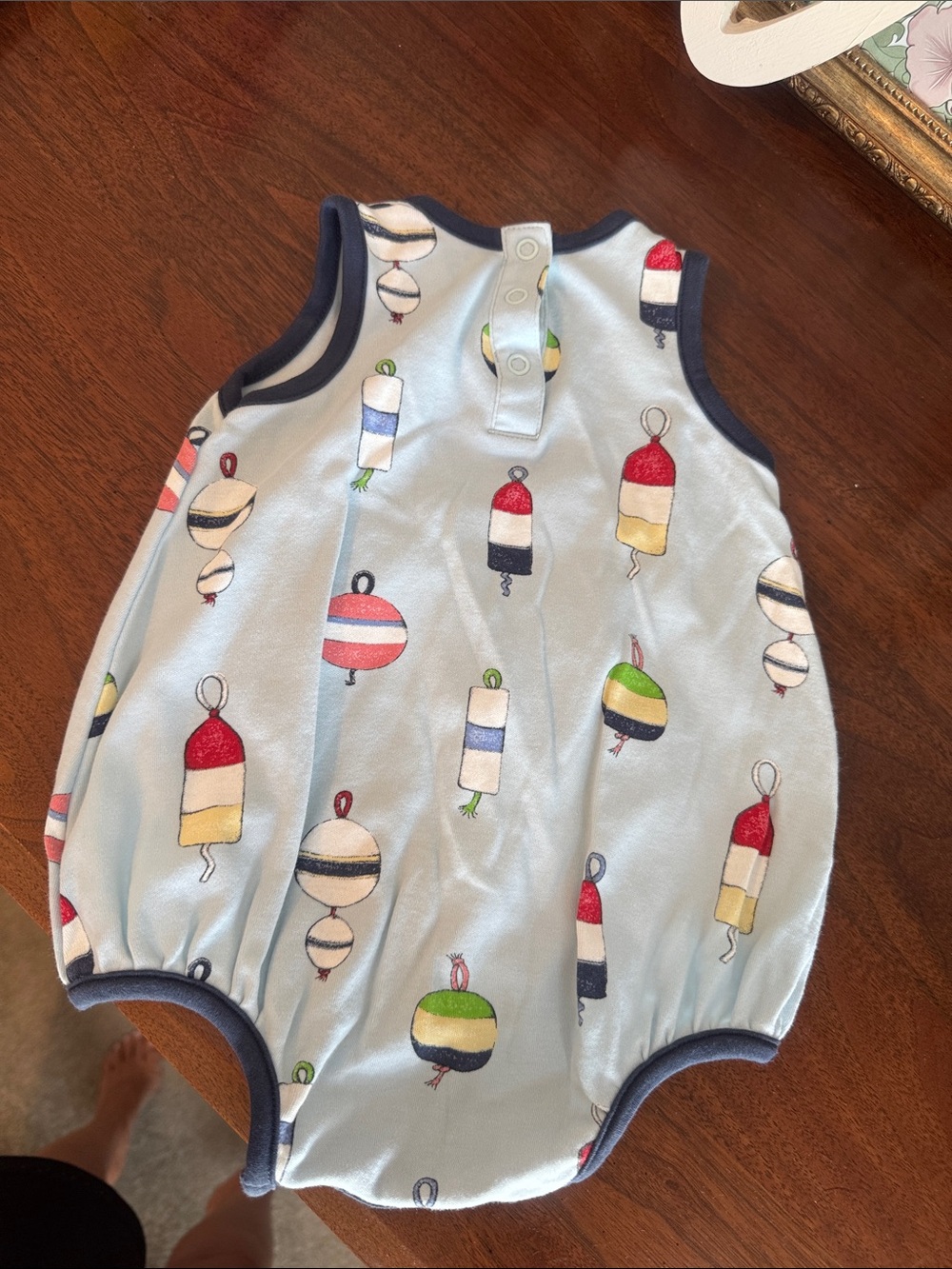 TBBC Baby Romper with Colorful Buoy Print Patton play - Picture 3 of 3